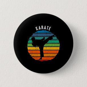 Vintag Karate Clothing - Sunset Karate Button