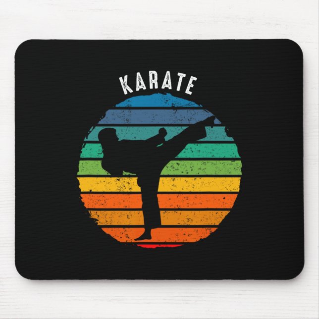 Vintag Karate Clothing - Sunset Karate Mousepad (Vorne)