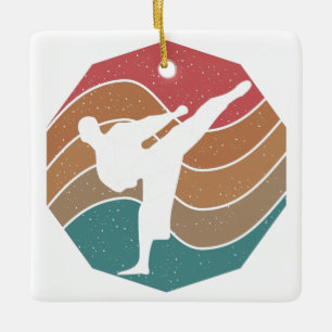 Vintag Karate Keramikornament