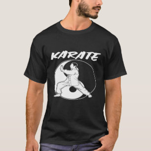 Vintag Karate Yin Yang T - Shirt