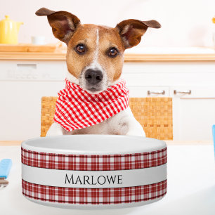 Vintag Kariert   Roter Weißer Picnic Blanket Karos Napf