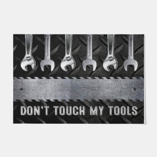 Vintag keine Touch meiner Tools Mat Fußmatte
