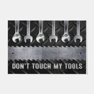 Vintag keine Touch meiner Tools Mat Fußmatte