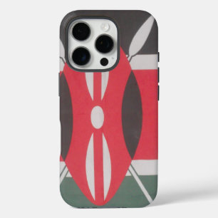 Vintag Kenya Flag Harambe Design iPhone 16 Pro Hülle