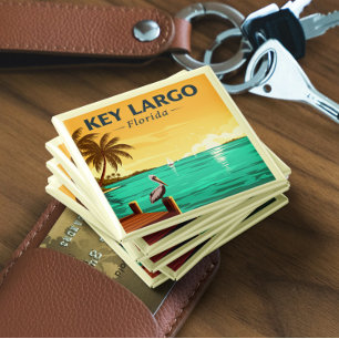 Vintag Key Largo Florida Magnet
