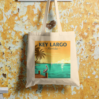 Vintag Key Largo Florida Tragetasche