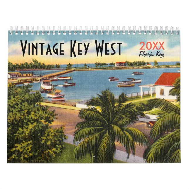 Vintag Key West Florida Kalender (Titelbild)