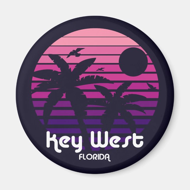 Vintag Key West Florida Magnet (Vorne)