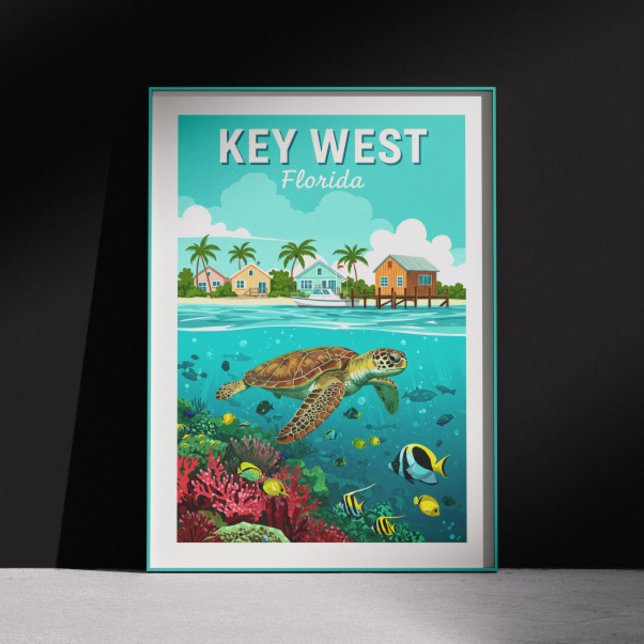 Vintag Key West Florida Poster (Von Creator hochgeladen)