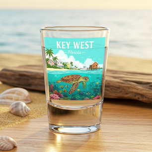 Vintag Key West Florida Schnapsglas