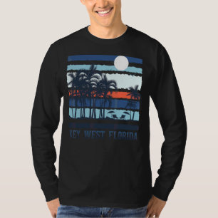 Vintag Key West Florida Summer Travel 80er Beach S T-Shirt