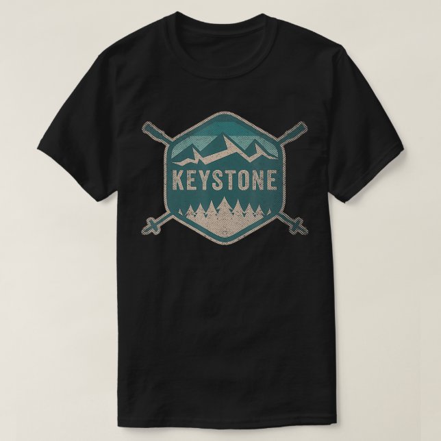 Vintag Keystone Men Retro Keystone T-Shirt (Design vorne)