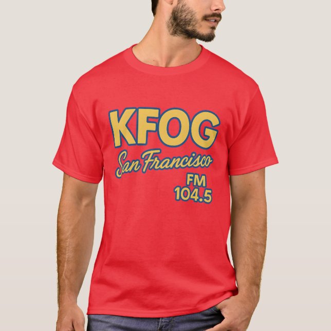 Vintag KFOG - San Francisco T-Shirt (Vorderseite)
