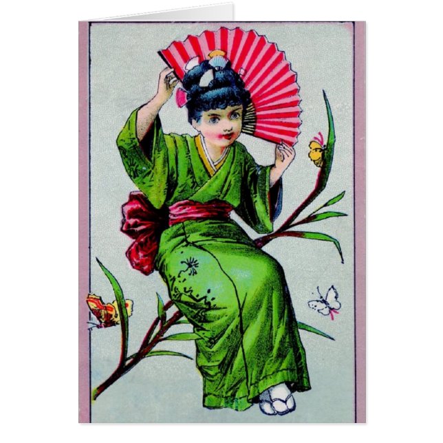 Vintag Kimono Girl, (Vorne)