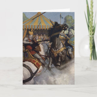 Vintag King Arthur Series 6 Grußkarte Karte