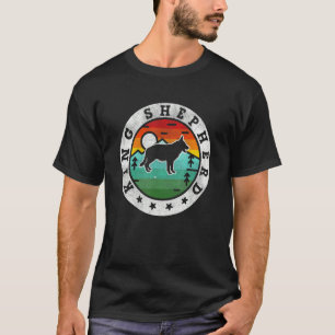 Vintag King Shepherd Retro Dog Mama Vater T-Shirt