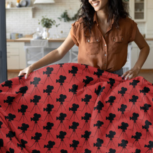 Vintag-Kinokamera Muster Zuhause Theater Fleecedecke