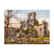 Vintag Kirkstall Abbey Yorkshire England
