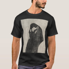 Vintag Kiss IV von Edvard Munch Art Liebe T-Shirt