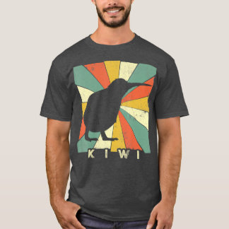 Vintag Kiwi Bird Lover Retro Style Animal T-Shirt