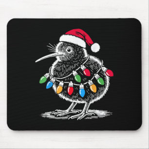 Vintag Kiwi Bird Weihnachtsmannmütze Christmas Lig Mousepad