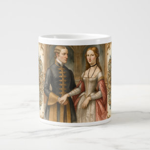 Vintag, klassisch, luxuriös europäischer Lifestyle Jumbo-Tasse