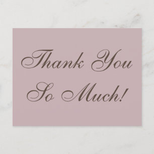 Vintag, klassisch "Vielen Dank!" Postkarte