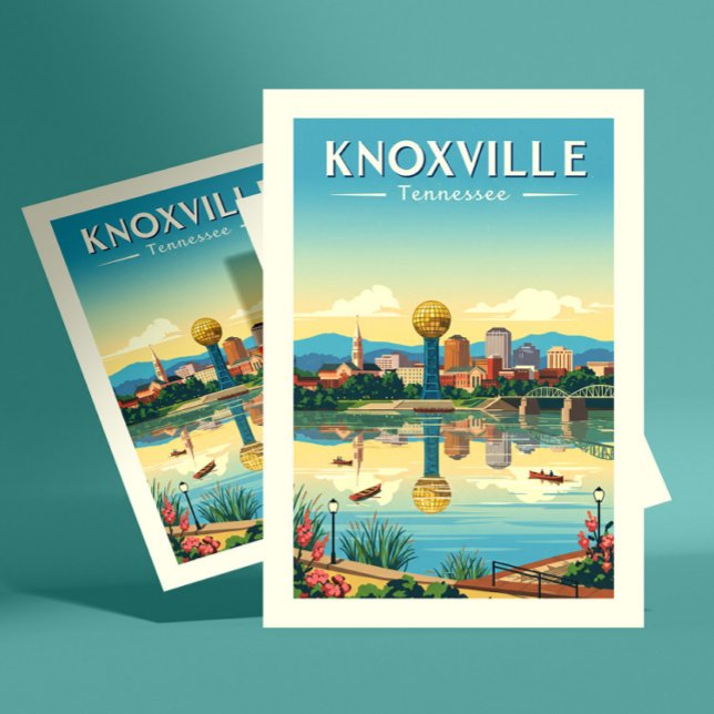 Vintag Knoxville Tennessee Postkarte (Von Creator hochgeladen)