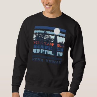 Vintag Kona Hawaii Hawaiian Beach 80er Surf Surfer Sweatshirt
