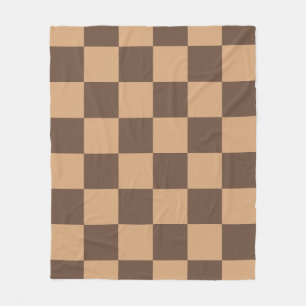 Vintag kontrolliert in Warm Browns Fleecedecke
