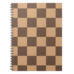 Vintag kontrolliert in Warm Browns Notizblock