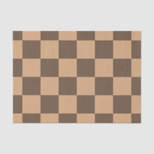 Vintag kontrolliert in Warm Browns Seidenpapier