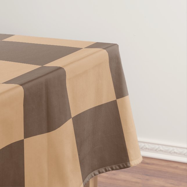 Vintag kontrolliert in Warm Browns Tischdecke (Beispiel)