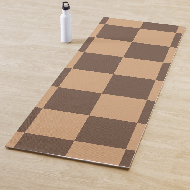 Vintag kontrolliert in Warm Browns Yogamatte (Beispiel)