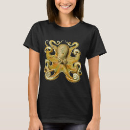 Vintag Kraken, Octopus Gamochonia, Ernst Haeckel T-Shirt