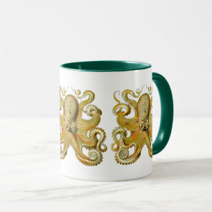 Vintag Kraken, Octopus Gamochonia, Ernst Haeckel Tasse