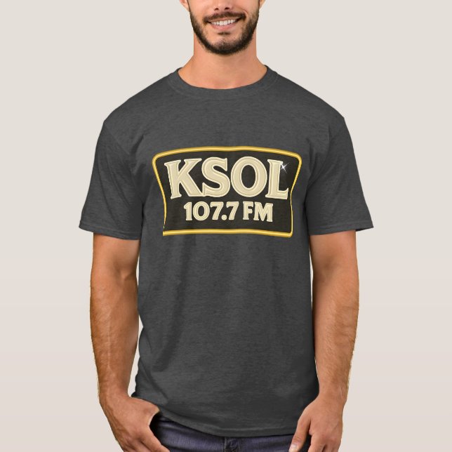 Vintag KSOL 107,7 T-Shirt (Vorderseite)