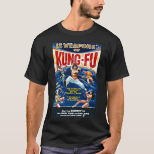 Vintag Kungfu Karate Bjj Martial Arts Movie Retro T-Shirt