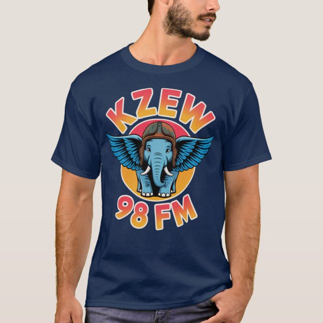 Vintag KZEW - Dallas, TX T-Shirt (Vorderseite)