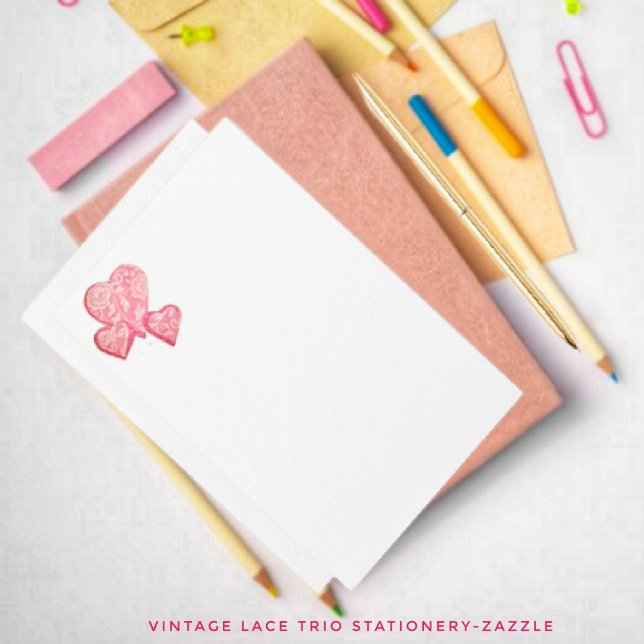 Vintag Lace Trio Briefpapier (Von Creator hochgeladen)