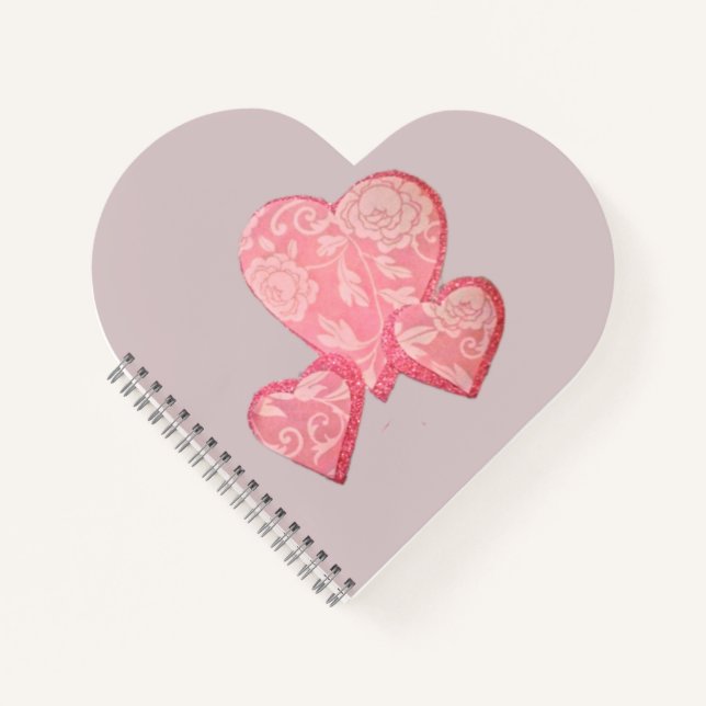 Vintag Lace Trio Notizbuch (Vorderseite)