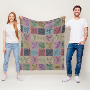 Vintag Lacrosse Blanket Gemütlich Lacrosse Lover Fleecedecke