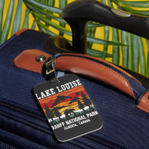 Vintag Lake Louise Banff Canada Bear   Alberta Hi Gepäckanhänger