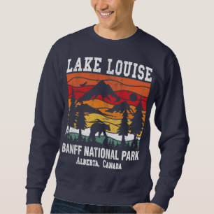 Vintag Lake Louise Banff Canada Bear Alberta Hi Sweatshirt