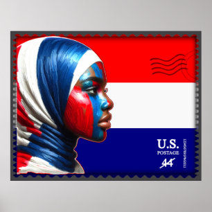 Vintag L'Amerique - Mslm Poster