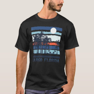 Vintag Largo Florida Summer Travel 70er 80er Beach T-Shirt