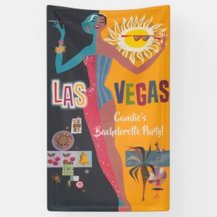 Vintag Las Vegas Bachelorette Weekend Party Banner