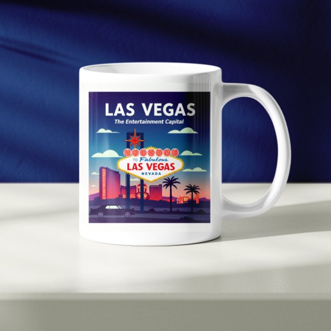 Vintag Las Vegas Nevada Kaffeetasse (Von Creator hochgeladen)