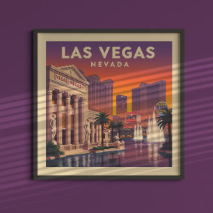 Vintag Las Vegas Nevada Poster