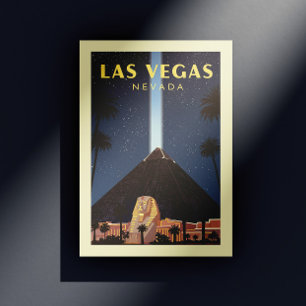 Vintag Las Vegas Nevada Postkarte